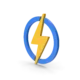 Symbol Electricity Yellow Symbol Electricity Yellow
